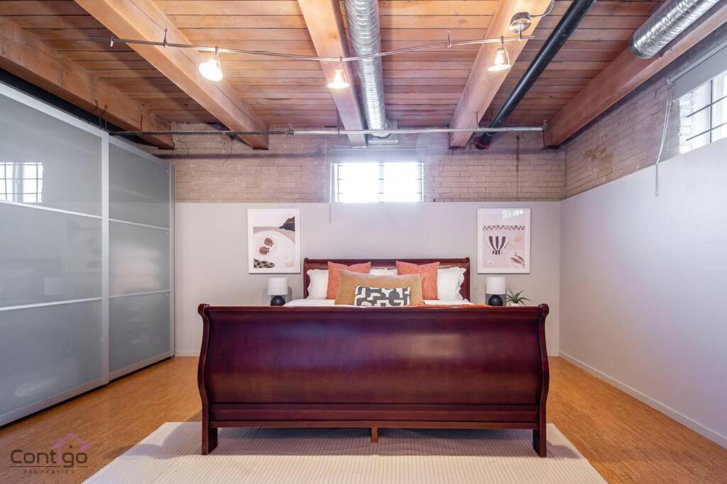 Historic Jd Loft, Near Ice District, Rogers Place, Ug Parking Edmonton Exterior foto
